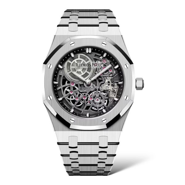 Audemars Piguet Royal Oak “Jumbo” Extra-Thin Openworked 39mm 16204BC.OO.1240BC.01 - Exotic Boutique Dubai