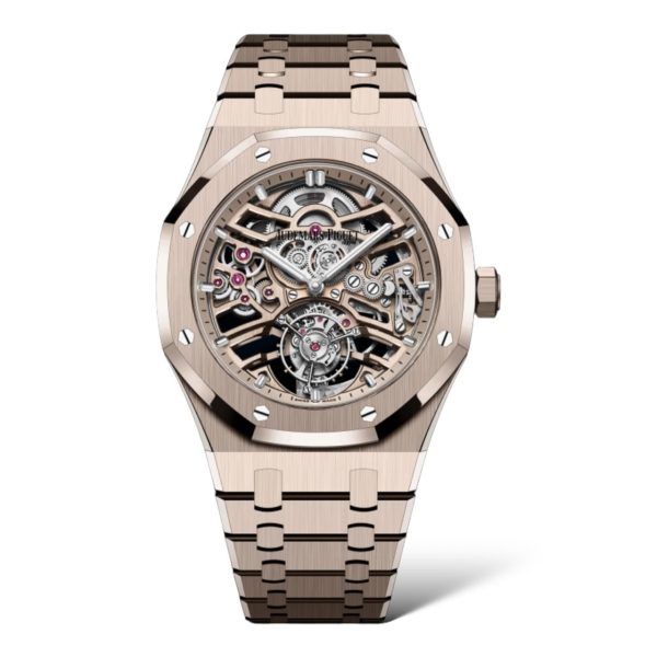 Audemars Piguet Royal Oak 41mm 26735SG.OO.1320SG.01 Tourbillon Openworked Dial Gold Alloy - Exotic Boutique Dubai