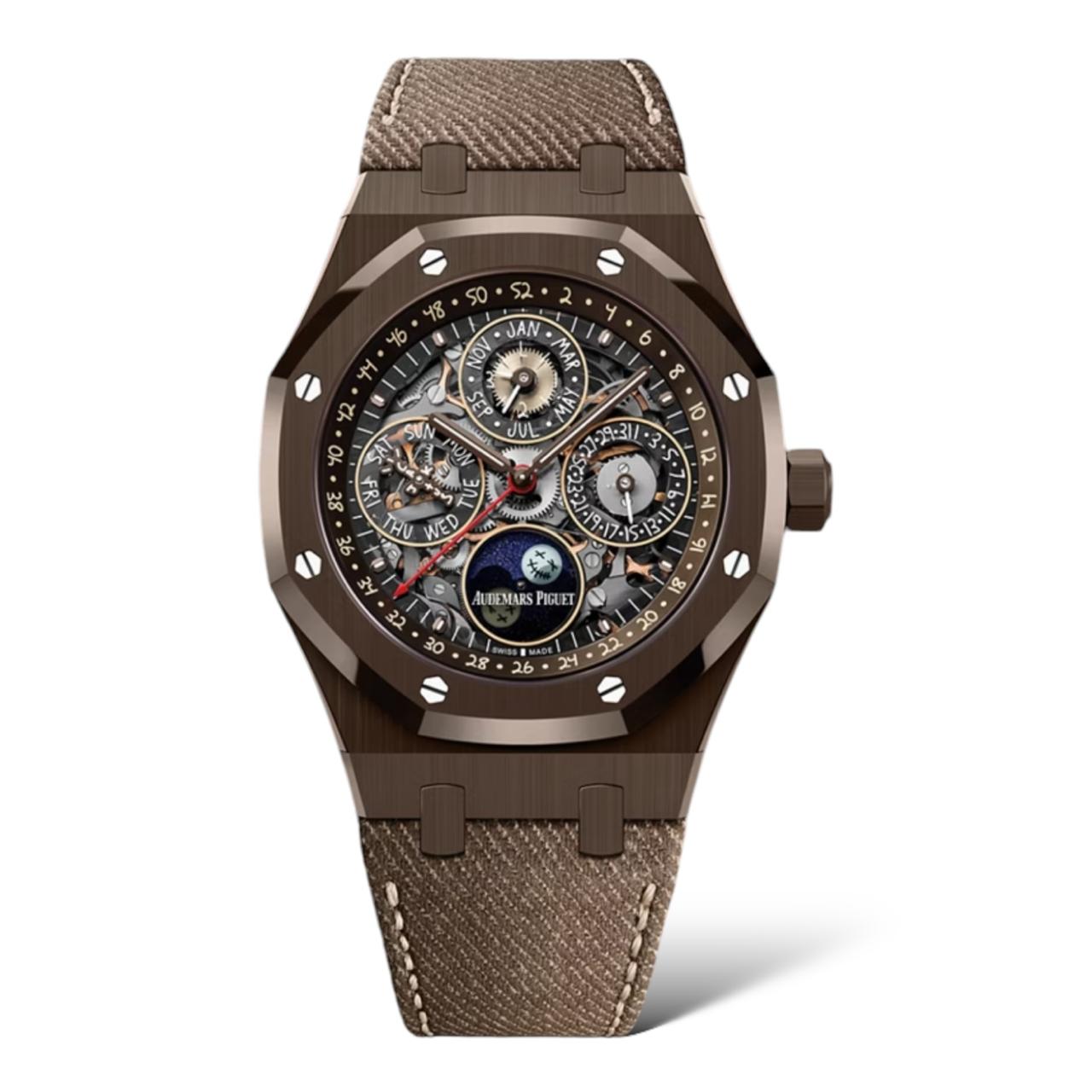 Audemars Piguet Royal Oak 41mm 26585CM.OO.D301VE.01 Perpetual Calendar Openworked ”Cactus Jack” LIMITED EDITION OF 200 - Exotic Boutique Dubai
