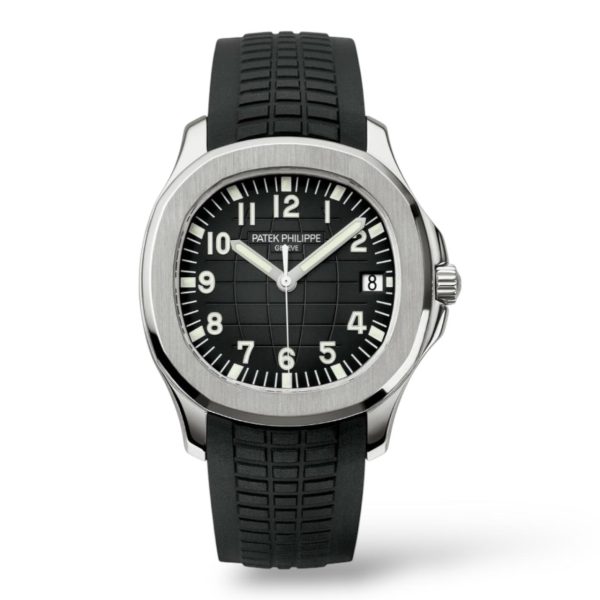 Patek Philippe Aquanaut 40.8mm 5167A Stainless Steel Black Dial Black Straps - Exotic Boutique Dubai