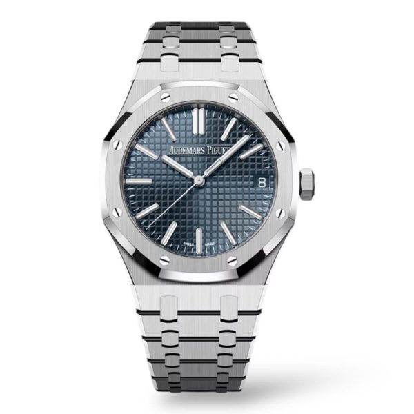 Audemars Piguet Royal Oak 41mm 15510ST.OO.1320ST.06 Stainless Steel “Bleu Nuit, Nuage 50” Dial - Exotic Boutique Dubai