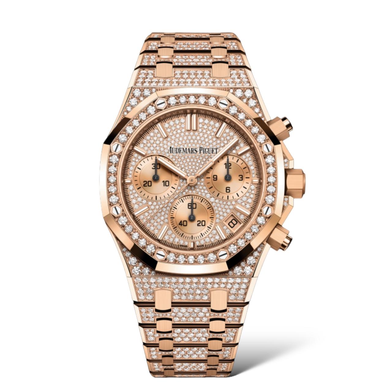 Audemars Piguet Royal Oak 41mm 26242OR.ZZ.1322OR.01 Selfwinding Chronograph "50th Anniversary" - Exotic Boutique Dubai