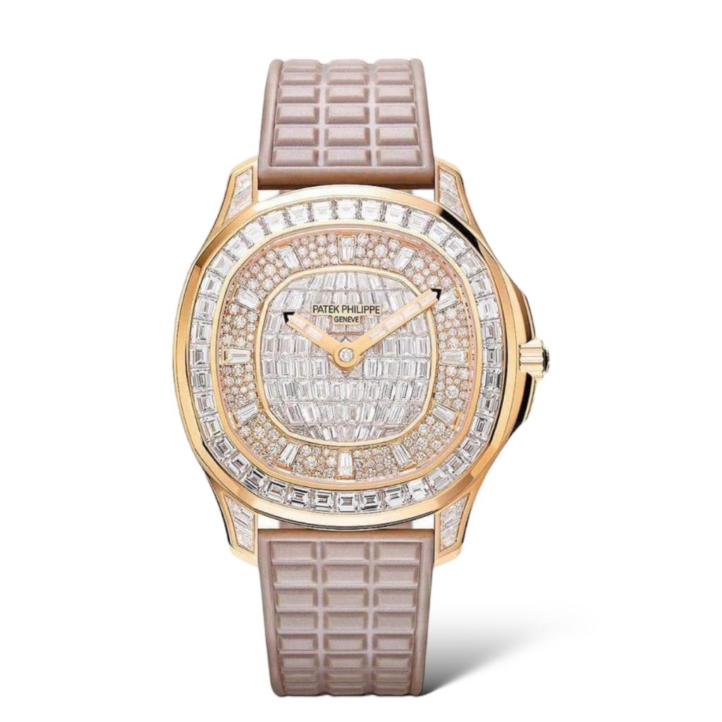 Patek Philippe Aquanaut 38.8mm 5062/450R-001 Rose Gold/Diamonds - Exotic Boutique Dubai
