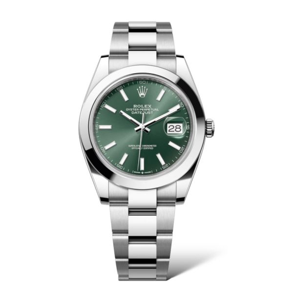 Rolex Datejust Oyster Perpetual 41mm 126300 Mint Green Dial - Exotic Boutique Dubai