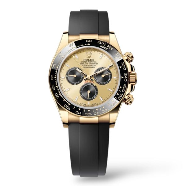 Rolex Cosmograph Daytona 40mm 126518LN Yellow Gold Oysterflex Bracelet - Exotic Boutique Dubai