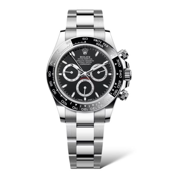 Rolex Cosmograph Daytona 40mm Oystersteel Black Dial 126500LN - Exotic Boutique Dubai