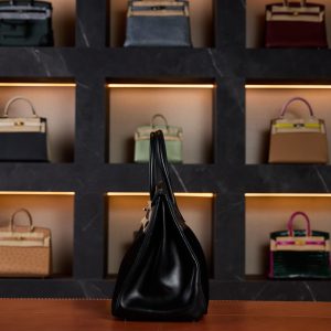 Hermès Birkin 35 Horse Hair Troika Black Palladium Hardware - Exotic Boutique Dubai
