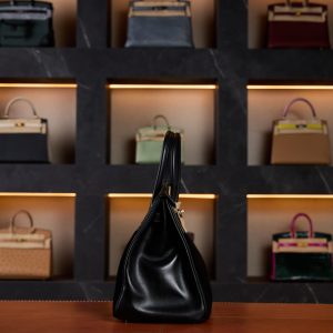 Hermès Birkin 35 Horse Hair Troika Black Palladium Hardware - Exotic Boutique Dubai