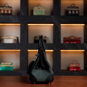 Hermès Birkin Cargo 25 Canvas Swift Vert Mangrove PHW 2025 - Exotic Boutique Dubai