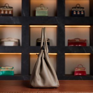 Hermès Birkin 30 Gris Epsom Leather 2017 Gold Hardware - Exotic Boutique Dubai